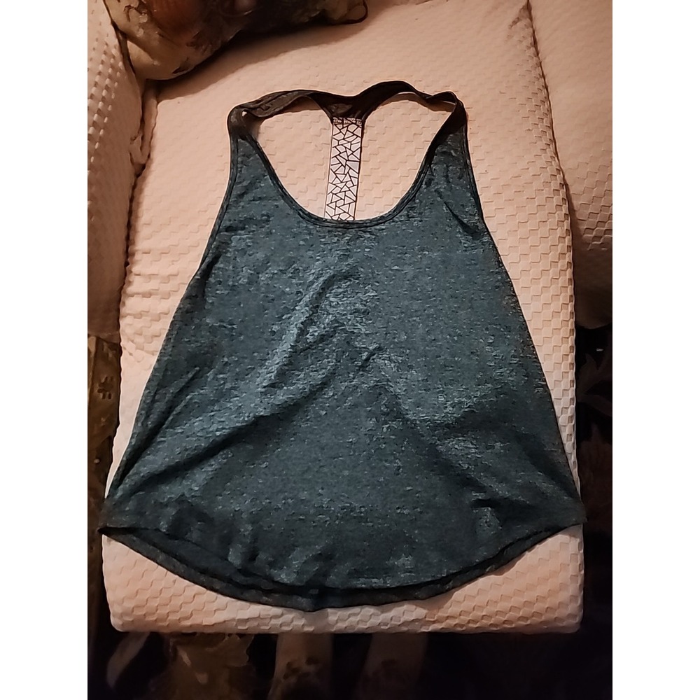 Green Race Back Womens Workout Tank XL